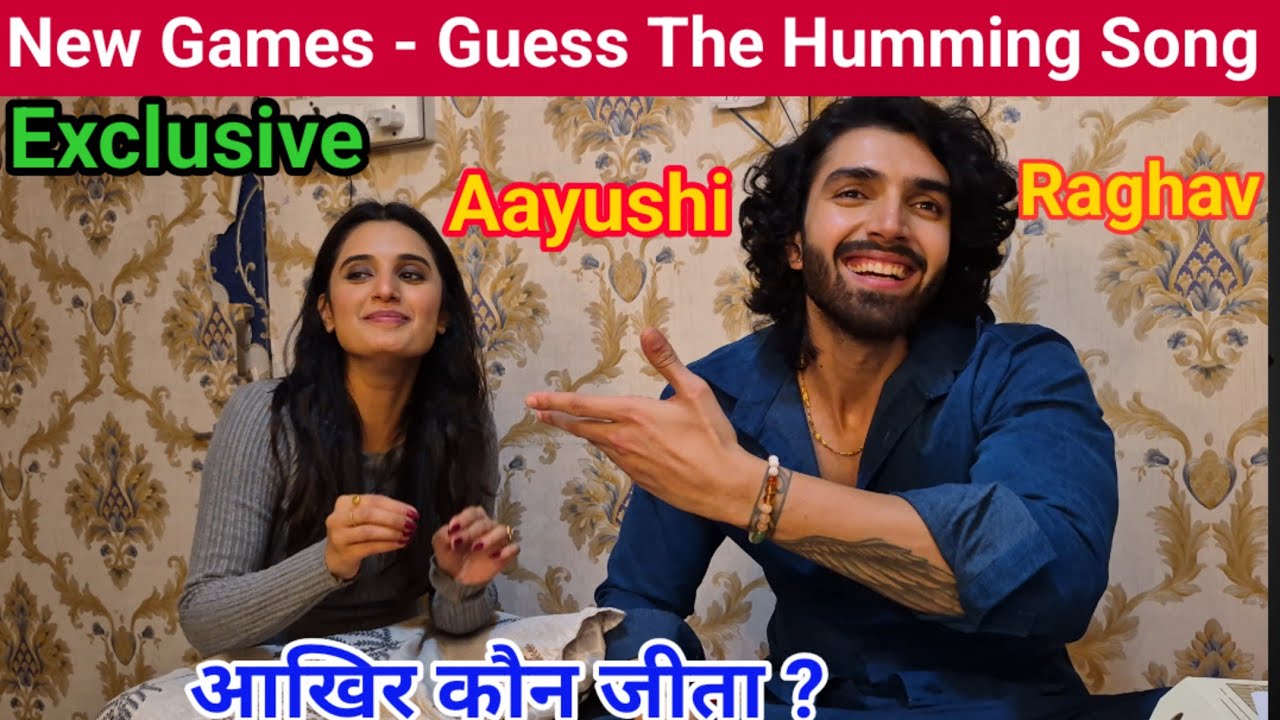 New Games || Guess The Humming Song || Aayushi Bharat ki Funny Games ||On Set Jaane Anjaane Hum Mile