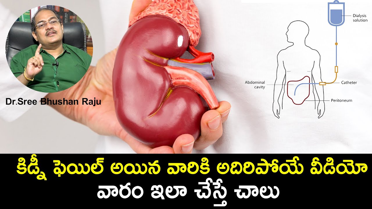 కిడ్నీ ఫెయిల్ అయిన వారికి అదిరిపోయే వీడియో.. | Dr Sree Bhushan Raju | Heath Qube