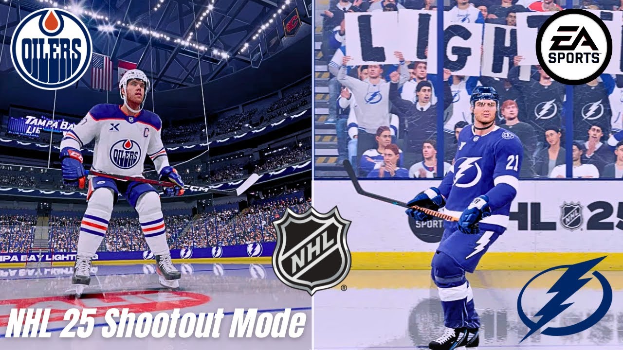 NHL 25 - Edmonton Oilers vs. Tampa Bay Lightning | Online Shootout Mode ...