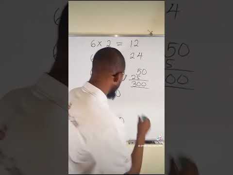 Trick for multiplying even numbers by 6