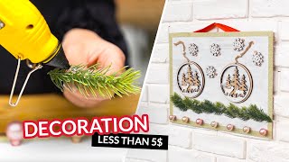 Beautiful Christmas ornament you can make for less than 5$!