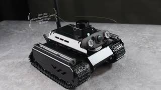 Waveshare Off-Road Tracked UGV, Climbing Capability, With External Rails And ESP32 Slave Computer