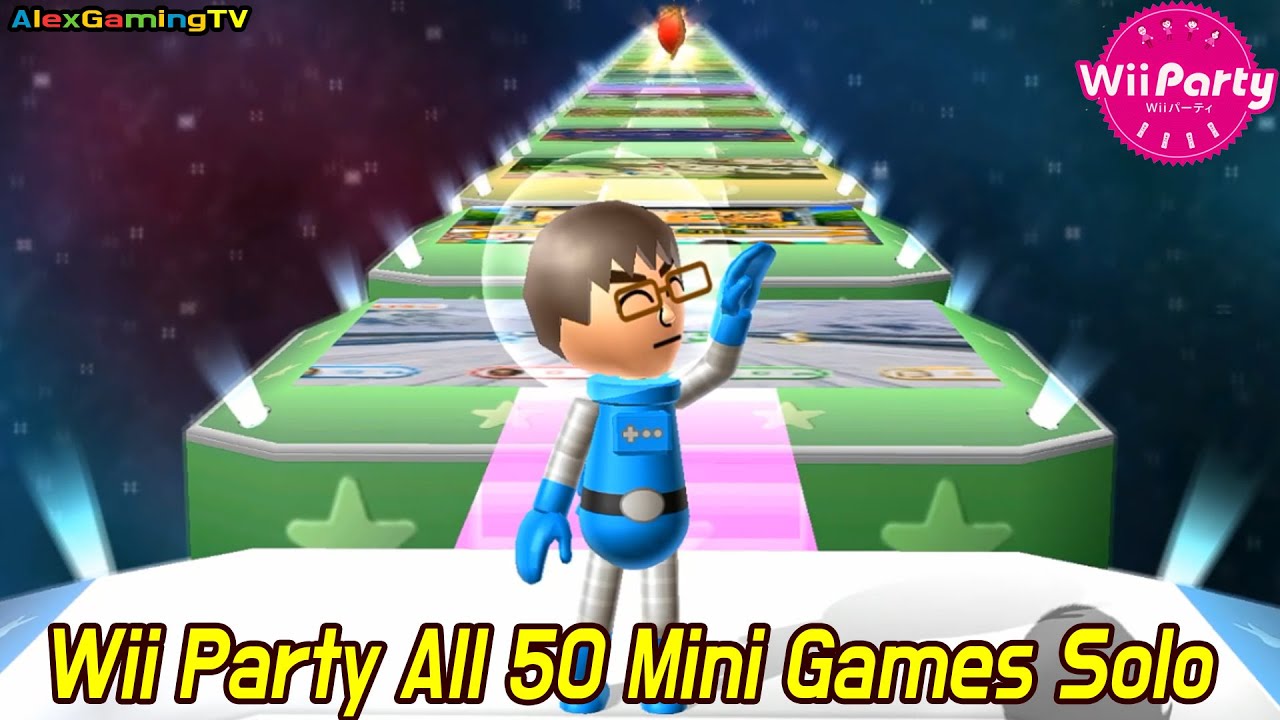 Wii Party All 50 Mini Games Solo, 챌린지로드 (Expert Mode) Player Alex