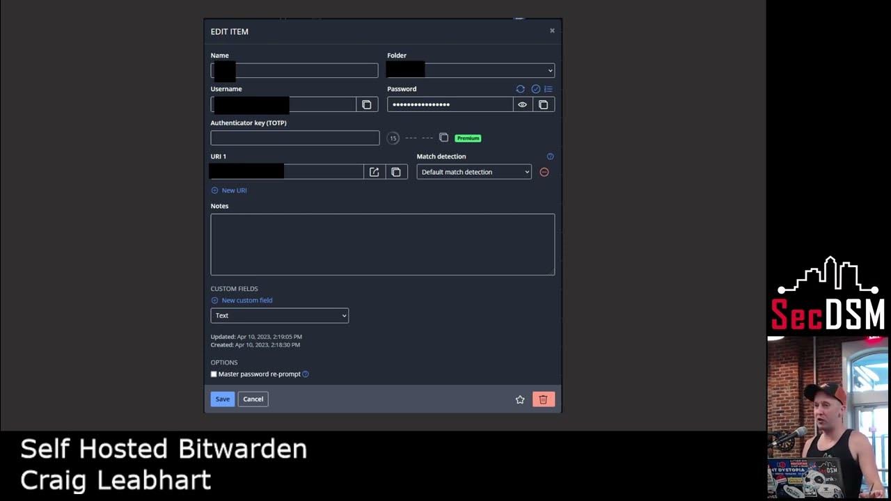 Self Hosted Bitwarden YouTube