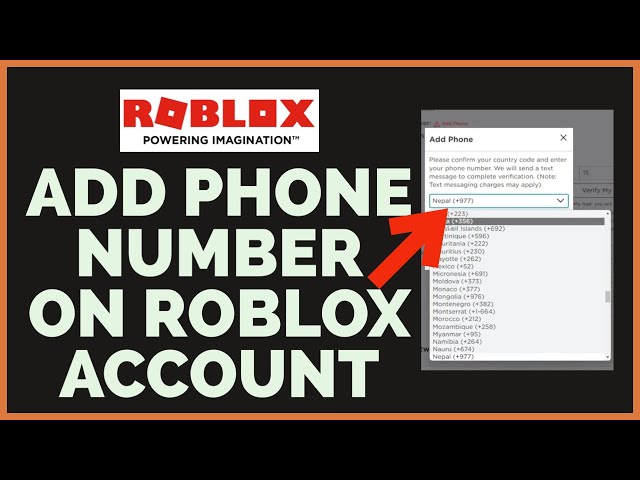 Are you charged fees for adding phone number to roblox. : r/RobloxHelp