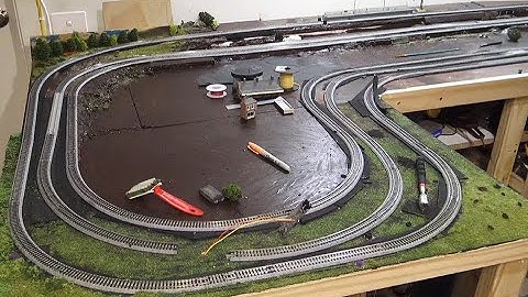 Layout update 3 #modeltrainlayout #n scale model Train #British N Scale