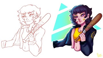 ○NEW RULES○ SpeedColor •Paint Tool Sai• - Crazy Glitter