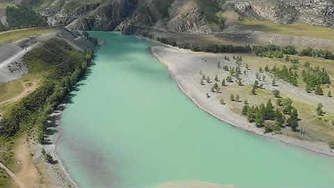 The confluence of two rivers