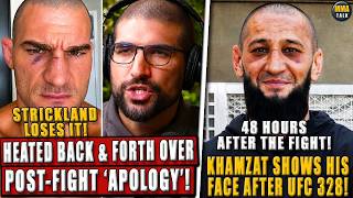 Sean Strickland GOES OFF on Ariel Helwani over post-fight CRITICISM! Khamzat SHOWS HIS FACE!
