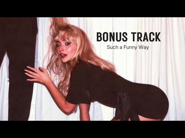 Sabrina Carpenter - Such a Funny Way (Man's Best Friend Bonus