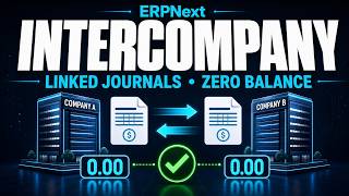 ERPNext Intercompany Reconciliation: Linked Journals and Zero Balances