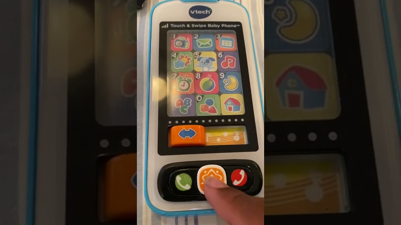 Vtech Touch and Swipe Baby Phone Kids Cellphone Toy Touchscreen Tested