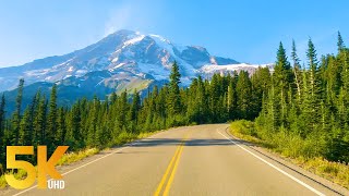 5K Roads of Mount Rainier Area - 7 HRS Scenic Drive through Mountain Scenery with Real Sounds screenshot 1