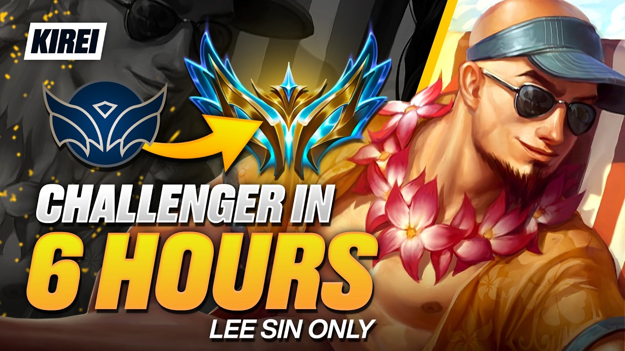 UNRANKED to CHALLENGER in 6 Hours - Lee Sin Guide