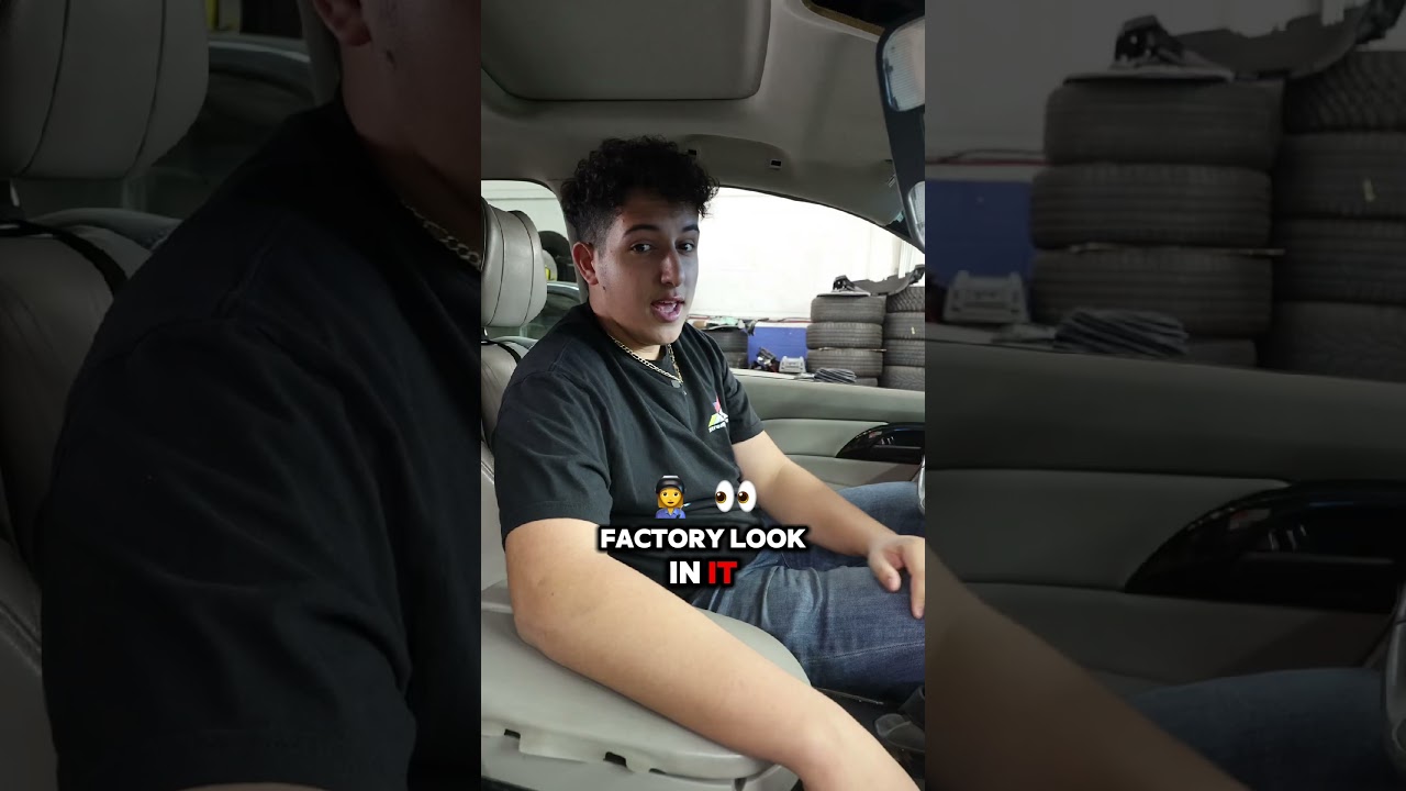 ThisAcura MDX now has a modern Bluetooth module installed