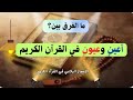 أعين وعيون جمع لكلمة عين الاعجاز اللغوي و البلاغي في القرآن الكريم 