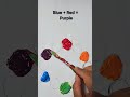 Making 9 Colors with Only 3 Primary Color #colormixing #shots #colorwheel #colorwheelchallenge