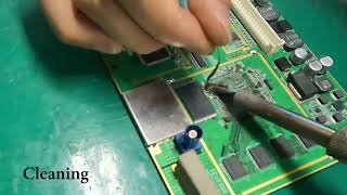 Replace BENZ Navigation CPU #TCC8801 #CPU교체 #내비게이션 #벤츠 #언더필