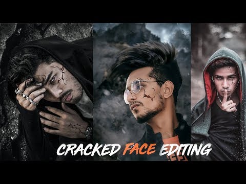 Edit Like vijay mahar cracked face Editing tutorial in photoshop | 3D Crack Face Visual editing