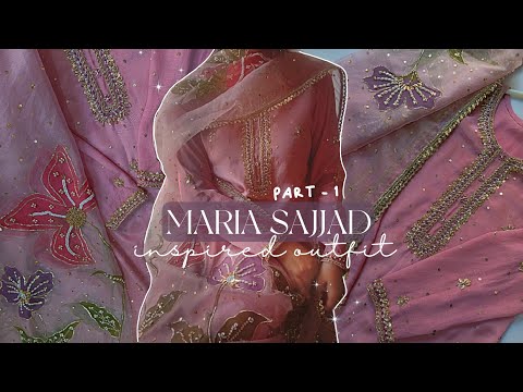 💖 Eid Special outfit ✨ Designer hand painted outfit 🤍 Selfmade designer outfit from scratch 🎀 thumbnail