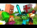 Zombie vs Villager Life 2 - Craftronix Minecraft Animation