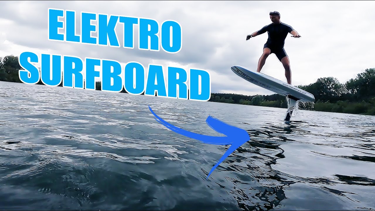 Mein ERSTES mal auf einem Flying Surfboard WaveShark Foil Unboxing