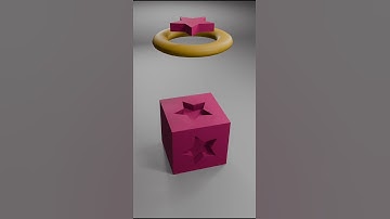 Satisfying 3D Loop | Falling Soft Star Filling a Cube in Blender #animation #3dart #blender #cgiart