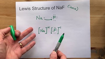 Draw the Lewis Structure of NaF (sodium flouride)