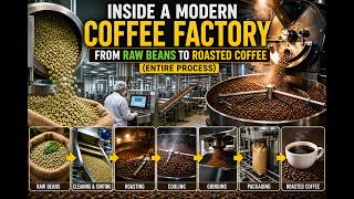 Amazing Coffee Production Process | Full Factory Tour #fyp #viral