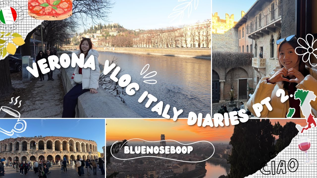 ITALY DIARIES: VERONA VLOG | castel san pietro, arena di verona, juliet's house, ponte pietra etc.