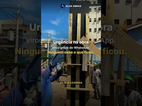 Urgência na obra virou grupo de WhatsApp? #shorts