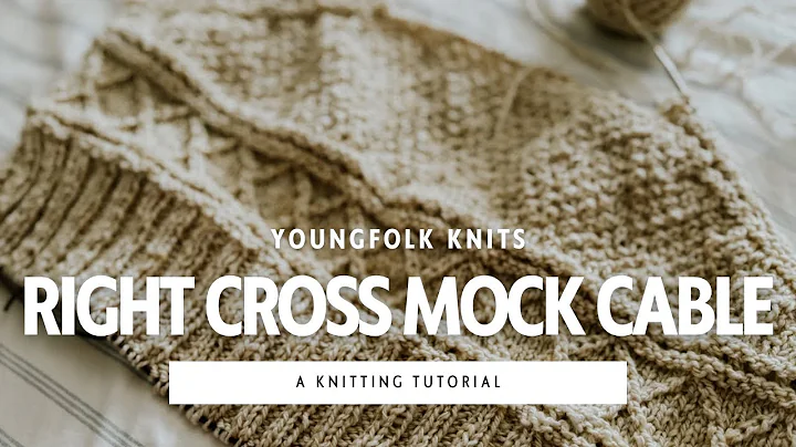 How to Knit a Right Cross Mock Cable (Easy PetiteKnit Stitch Tutorial)