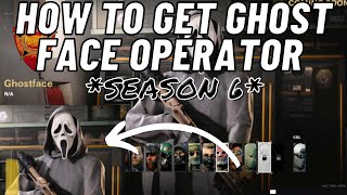Warzone How To Get Ghostface Operator Unreleased Skin Season 6