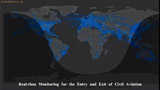 Real-time Monitoring for the Entry and Exit of Civil Aviation