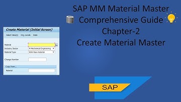 How 🤔 to Create Material Master 📚 in SAP 😎 with Tips and Tricks 🧩.