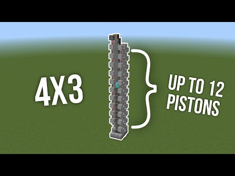 SMALLEST Expandable Vertical Piston Extender (Bedrock Edition)