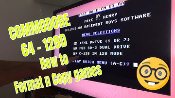 How to Format n Copy games on Commodore 64 with Fast Hack´em 3.0