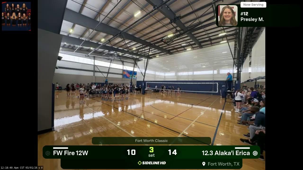 12.3 Alaka’i Erica vs. FW Fire 12W (2026.03.01)