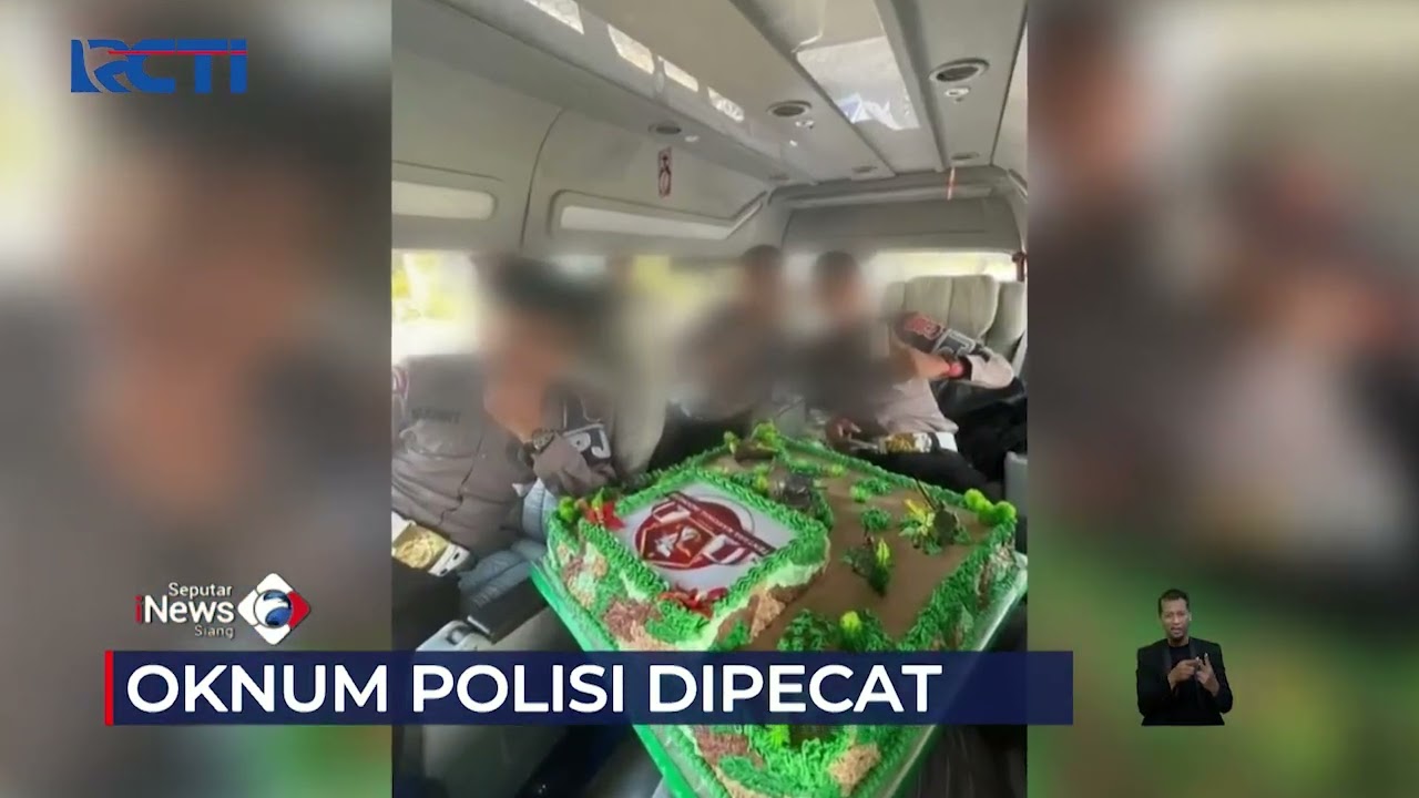 2 Oknum Polisi Jilat Kue, Dipecat dari Institusi Polri 