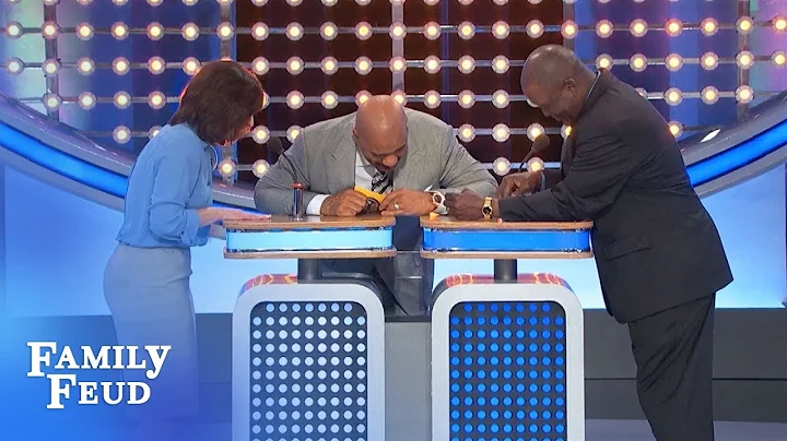 Thats not the buzzer, Mike!!! | Family Feud
