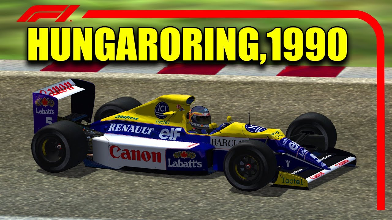 F1 CHALLENGE 1990 C&D 2.0: THIERRY BOUTSEN CRAVA UMA POLE NO CIRCUITO DA HUNGRIA PARA A WILLIAMS!