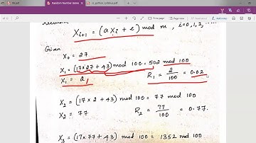 Random Number Generation 1