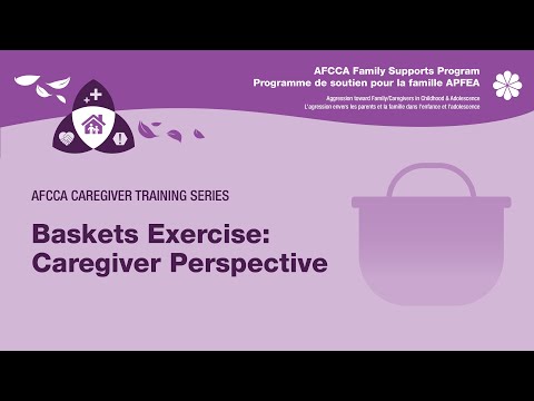 AFCCA Caregiver Training Series | Baskets Exercise: Caregiver Perspective