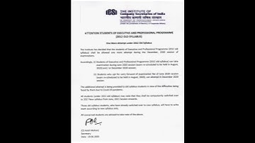 One More Attempt For CS Executive and Professional Student Old Syllabus