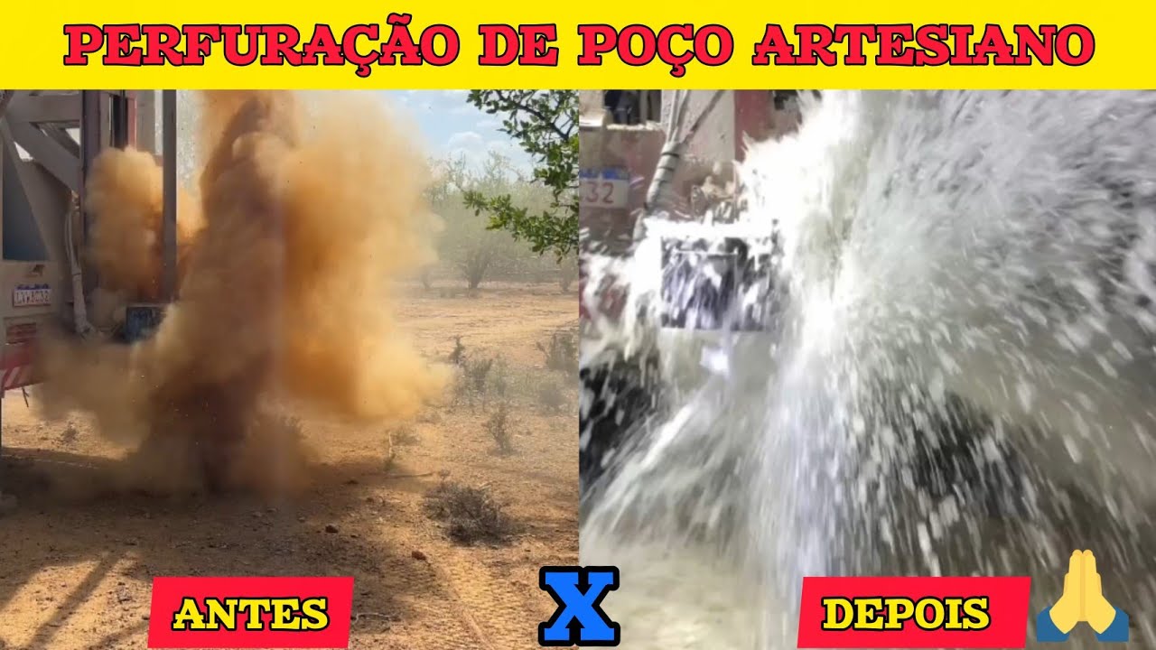 Perfuração de poço artesiano (INCRÍVEL)