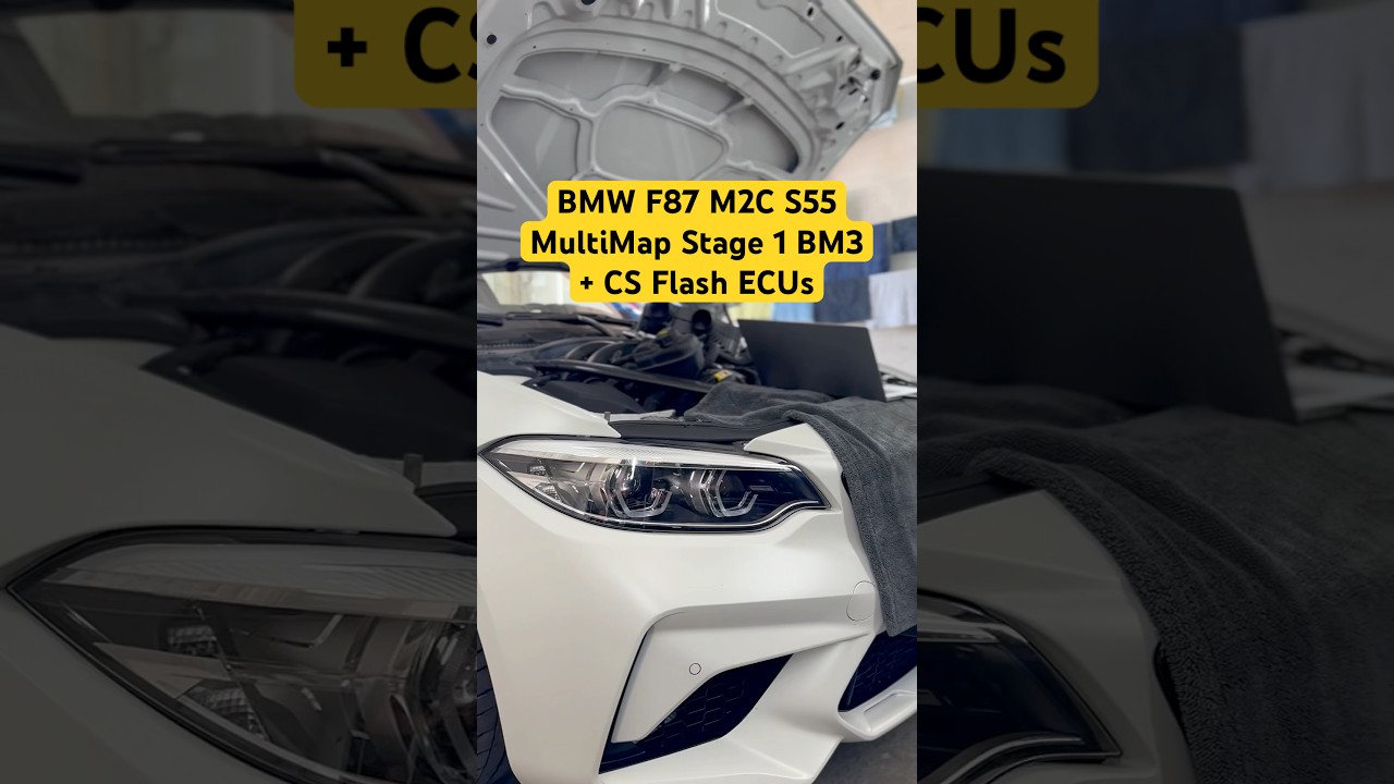 BMW F87 M2 S55 - MultiMap Stage 1 Bootmod3 + CS Flash | bm3 Стейдж 1 БМВ М2 + Pop&Bangs