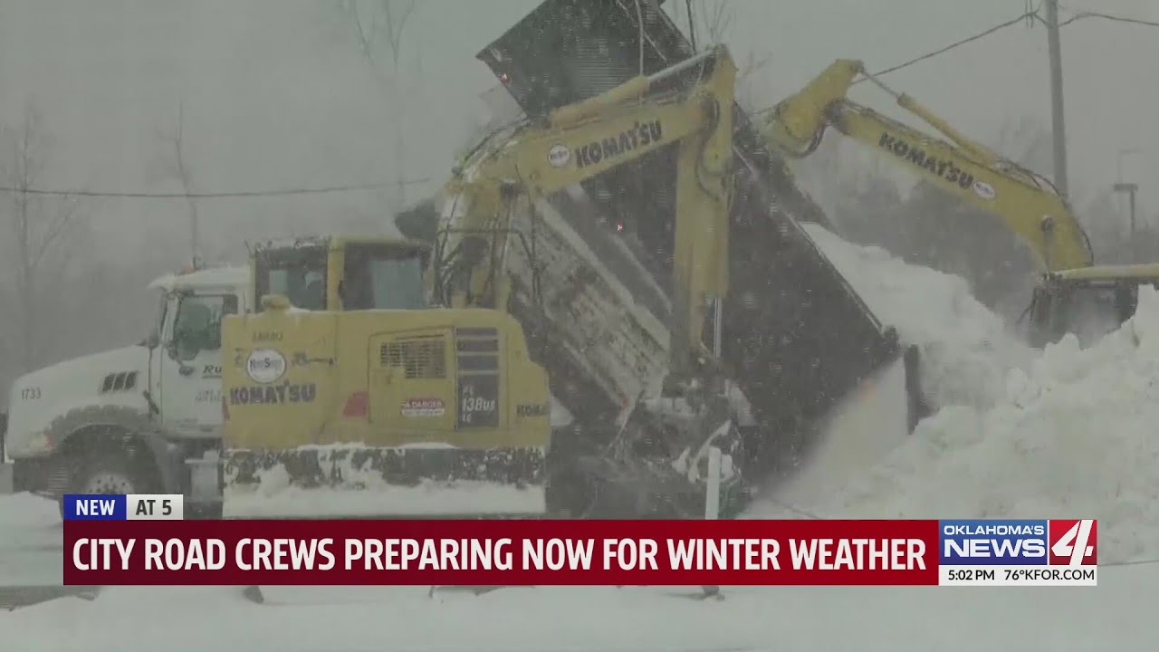 City road crews preparing now for winter weather - YouTube
