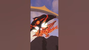 Thumbnail of Look at his firey wings! SUPER FIREE! 🔥solstice sneak peak #2 #dragonadventures #roblox #shorts