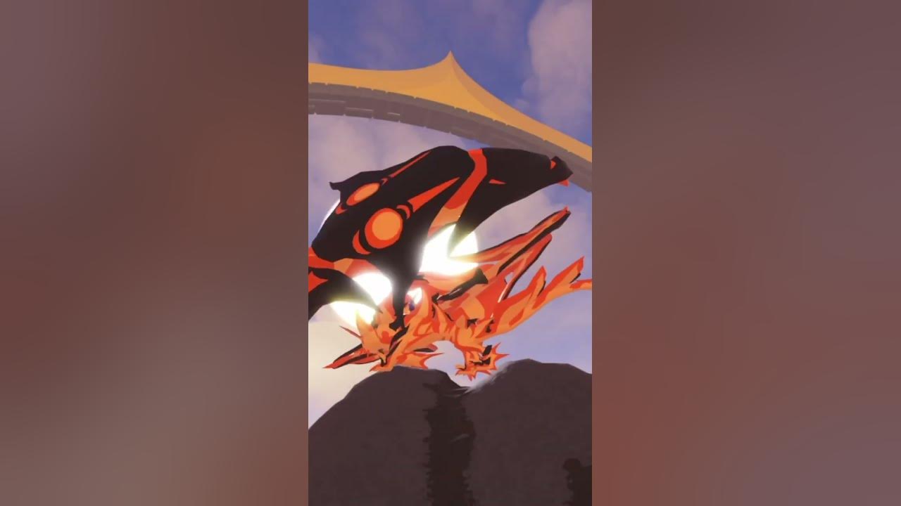 Look at his firey wings! SUPER FIREE! 🔥solstice sneak peak #2 #dragonadventures #roblox #shorts