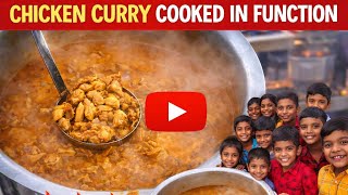 Mass Function Style Chicken Curry | Large Scale Cooking Recipe | Ifthar For Children!